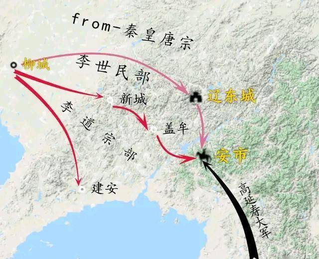 地图上的战争:唐王朝第一次东征高丽,李世民抱憾而归_进攻_唐朝_辽东