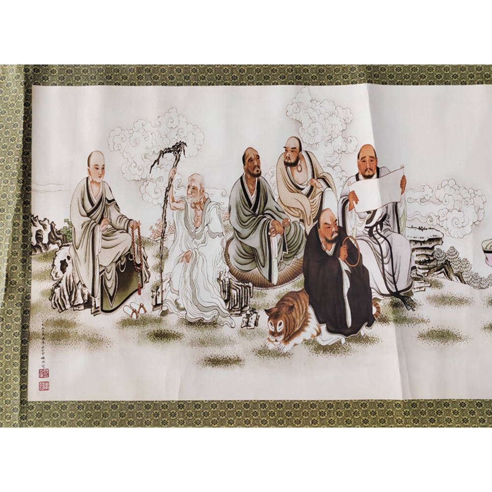 丁云鹏 《十八罗汉长卷》_人物_画风_风格
