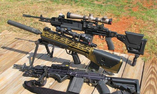 并非如此,m14ebr全名mk14增强型战斗步枪.