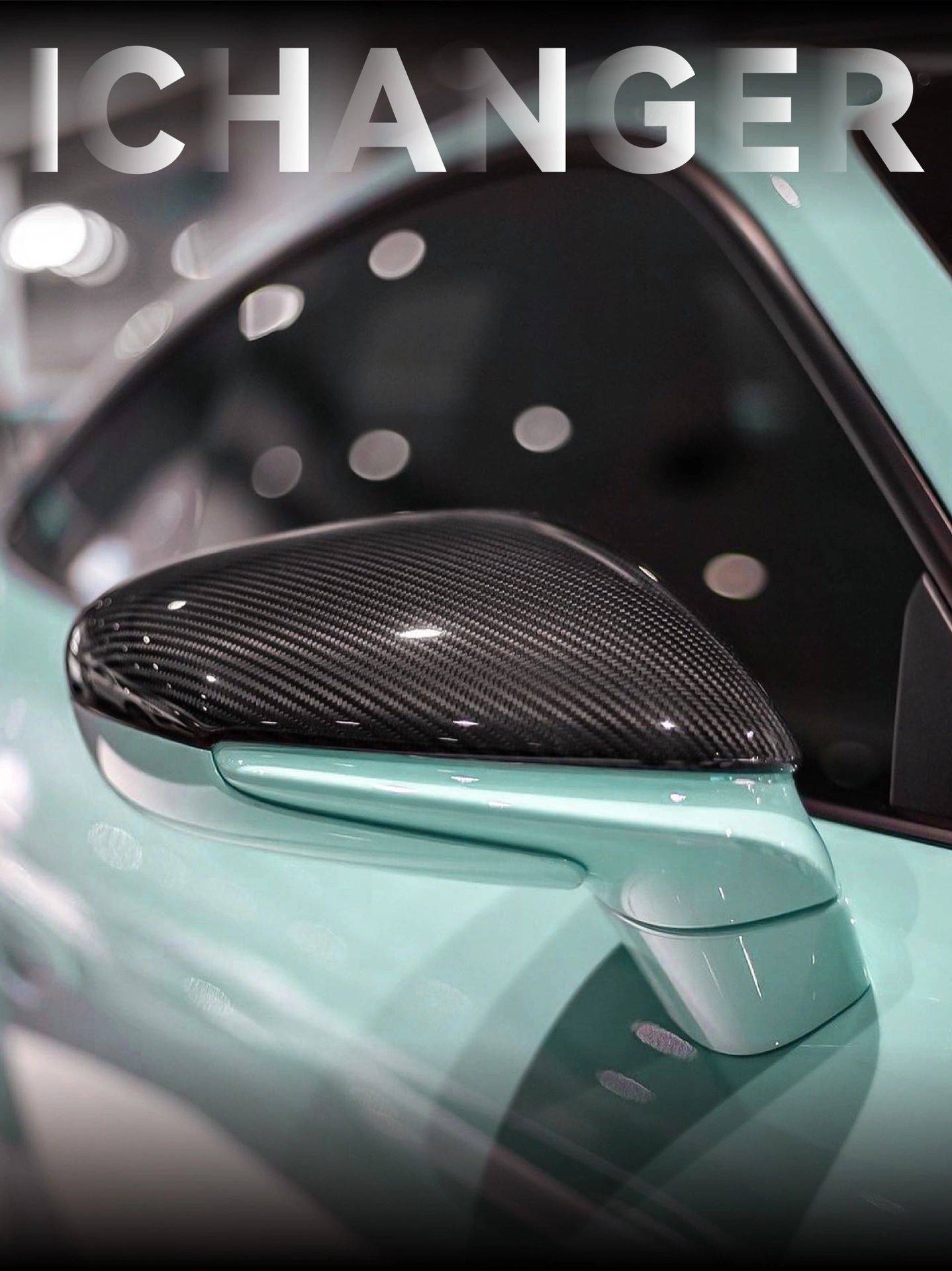 保时捷ichanger改色膜奶油薄荷绿,比蒂芙尼绿更浅更亮_兰迪_奶奶