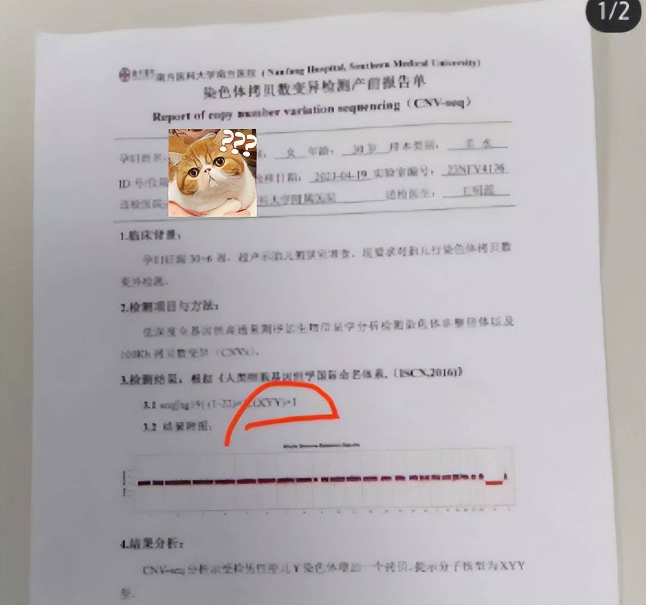 "不知道你的想法咋样,我们先来看一个准妈妈的化验单,再来看这个问题
