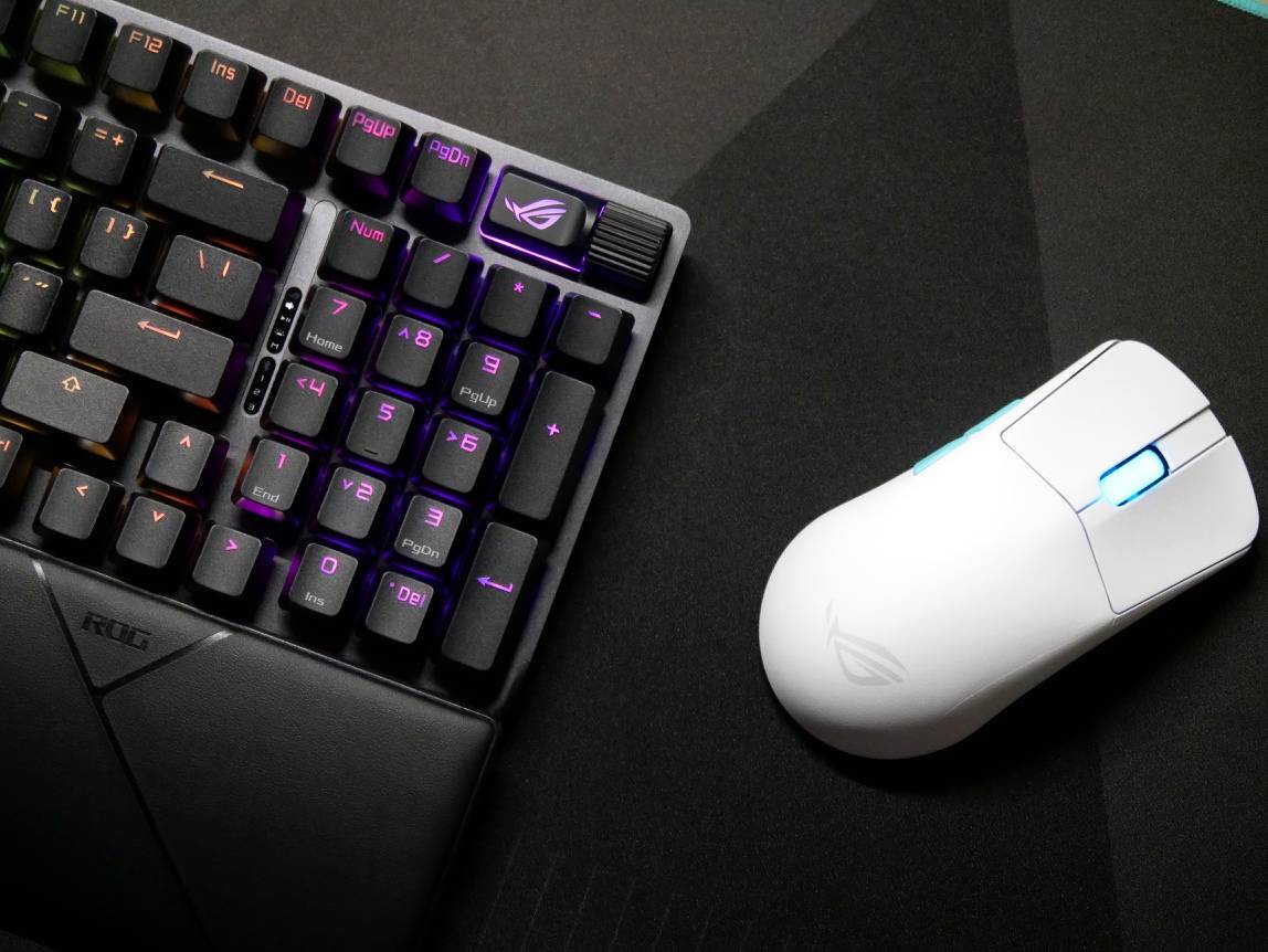配列又进一步——rog 游侠2 98 无线三模键盘_按键_方面_白轴