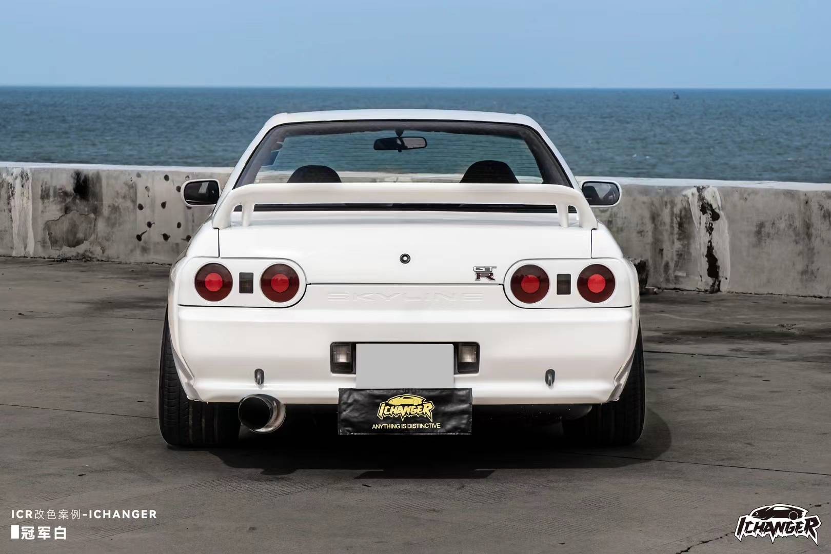 gtr32-ichanger改色膜冠军白,使汽车的外光更亮眼_搜狐汽车_搜狐网