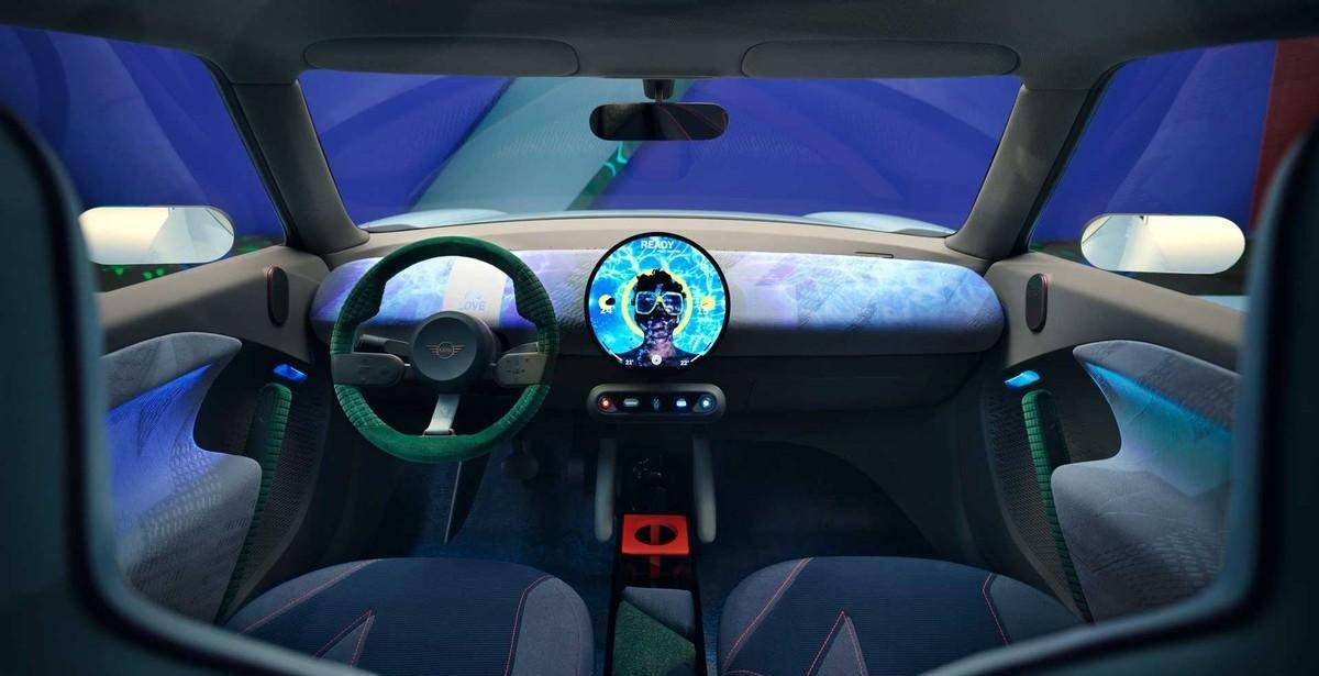 宝马全新mini cooper ev内饰官图发布,预计将于2024年发布_搜狐汽车