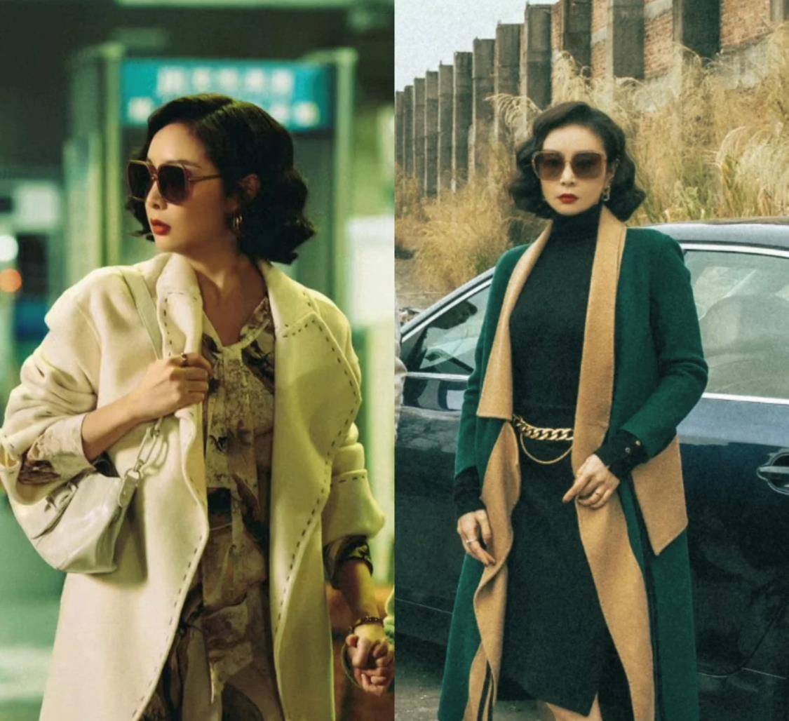 不同风格的时尚单品,高端配色,精美配饰,复古发型等.