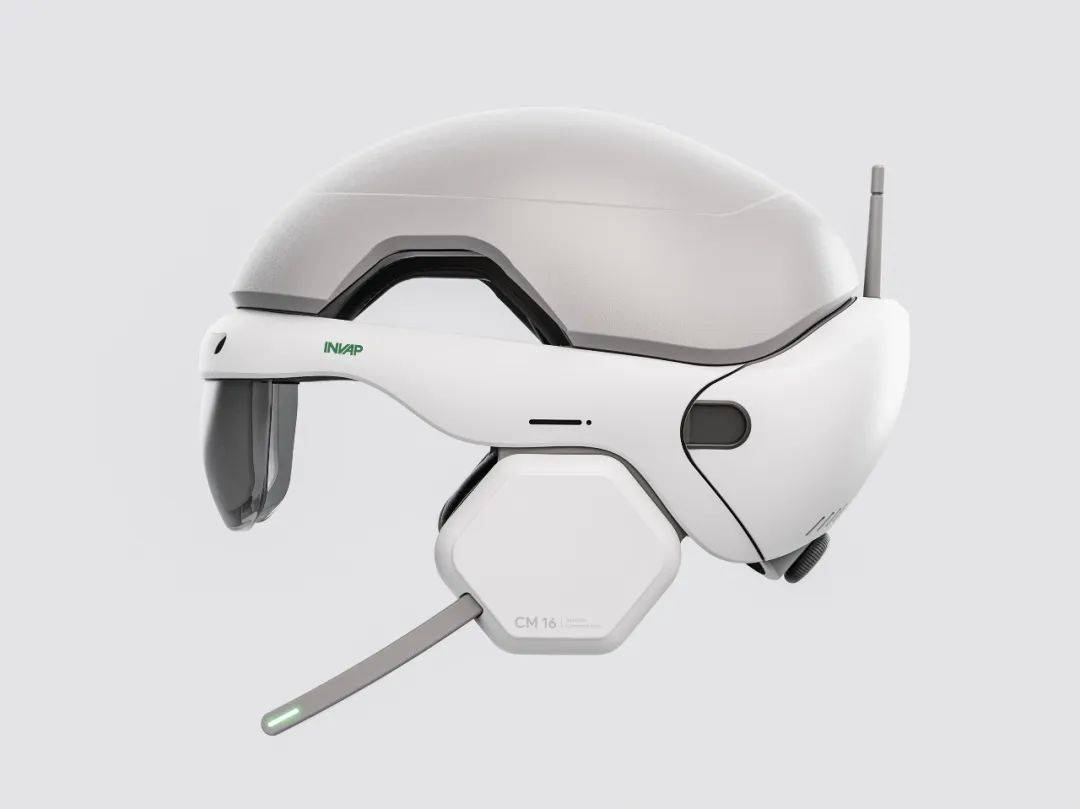 智加设计丨帅气的赛博感ar头盔设计_无人机_显示_飞行员