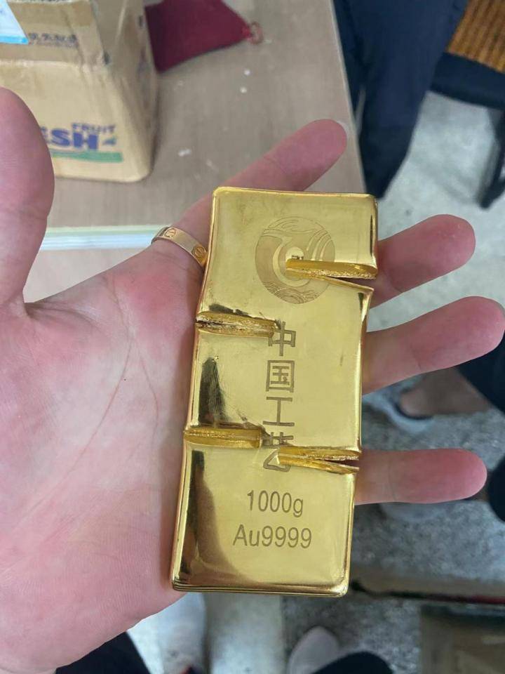 100g金条有多大图片