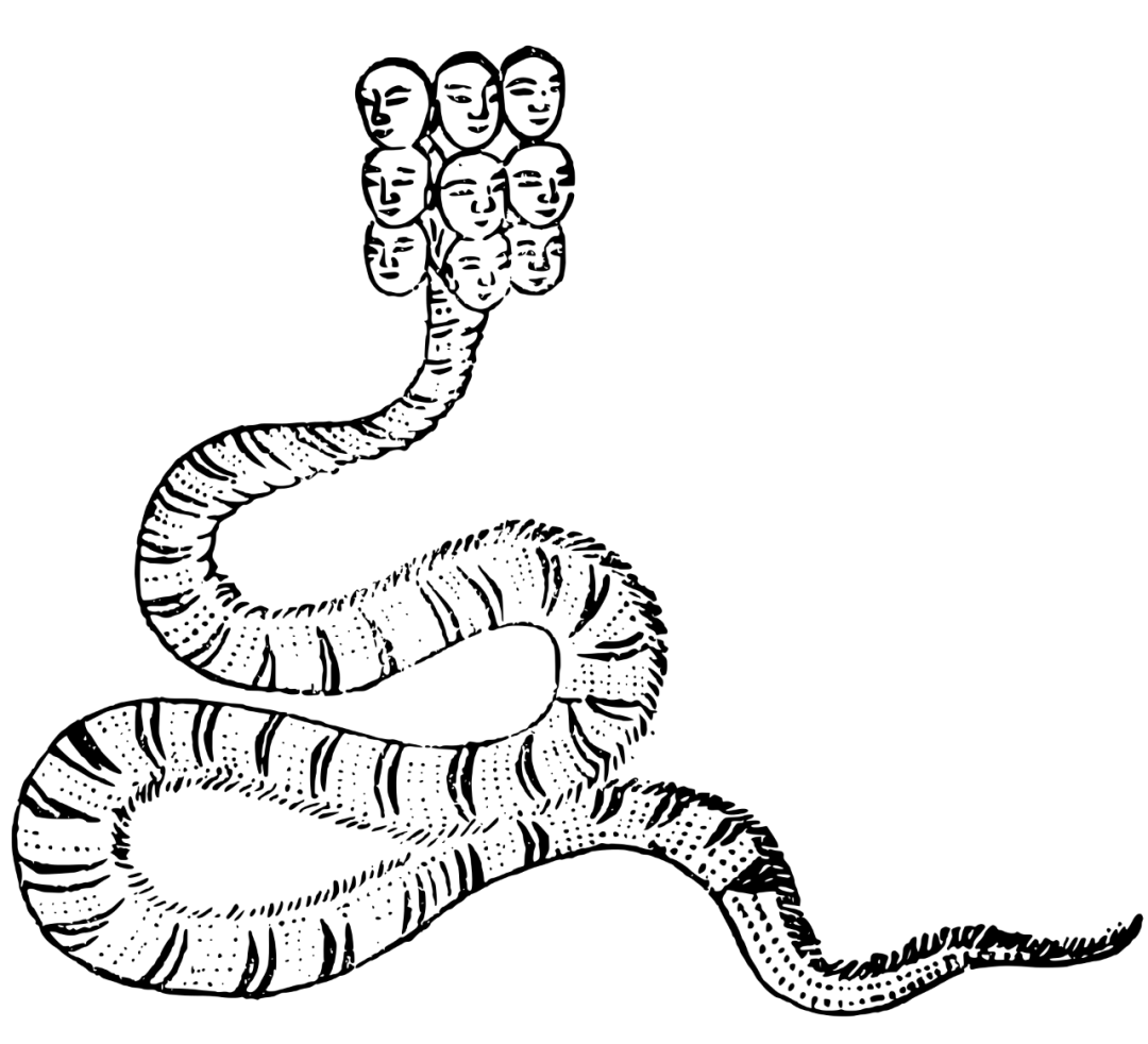 九头蛇相柳纹身图片