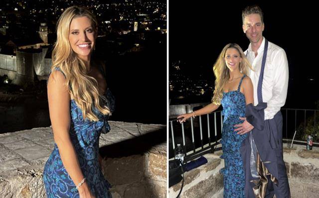 加索尔夫妇秀恩爱,完美身材不显两胎痕迹