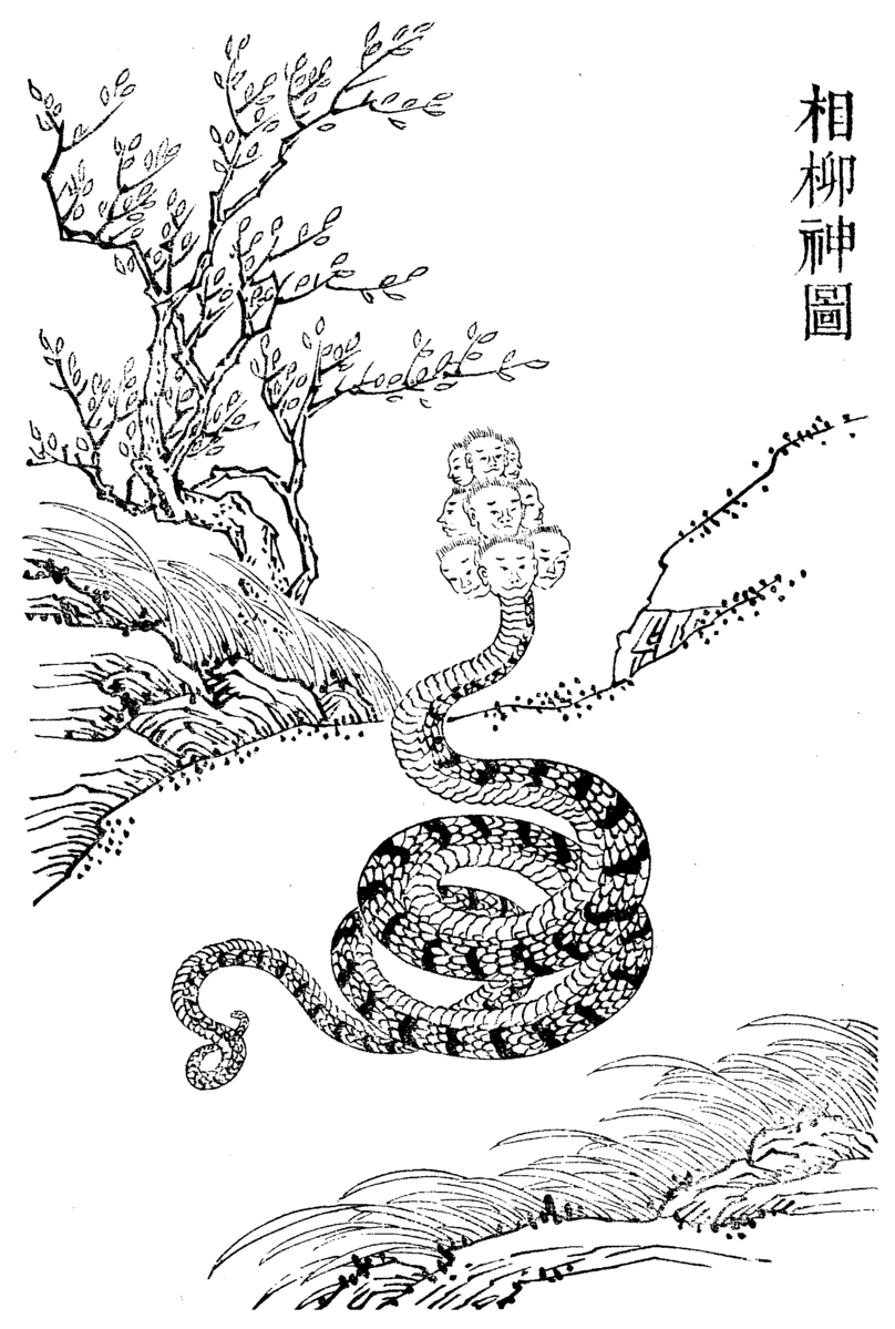 九头蛇相柳纹身图片