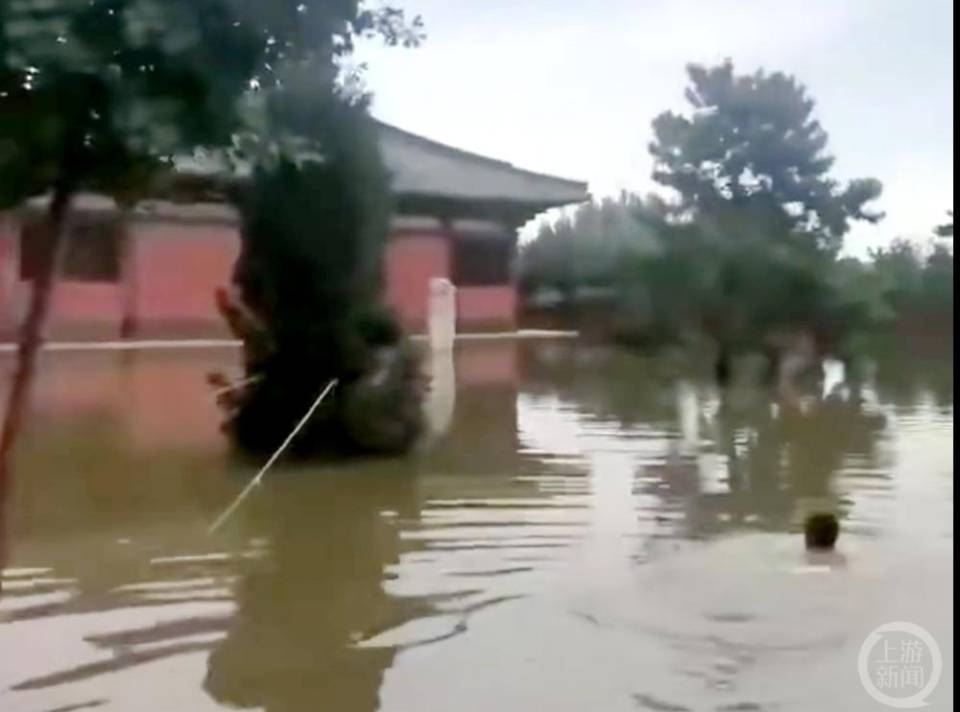 河北千年古寺开善寺大殿被淹 当地文旅部门回应