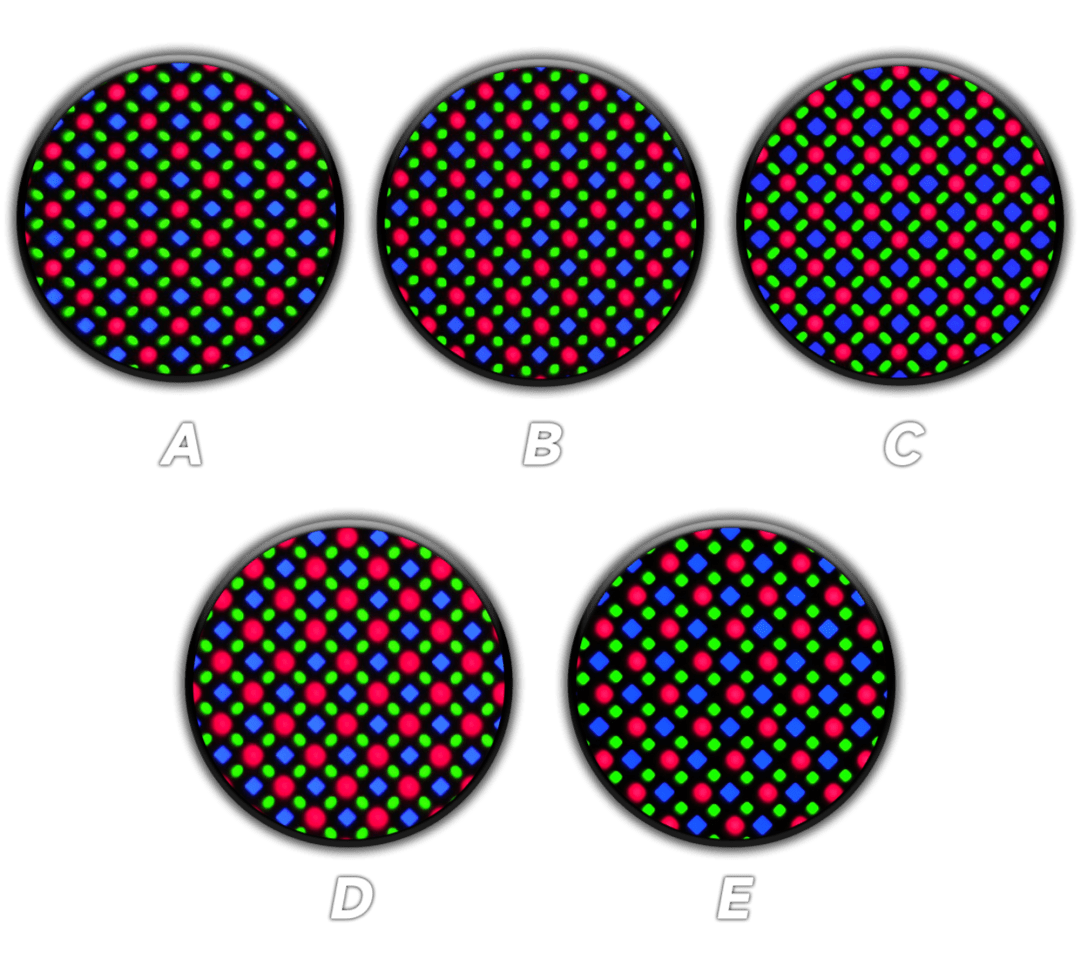 如京东方的「蓝钻」,华星光电的「珍珠」,维信诺的「鼎型」和天马的