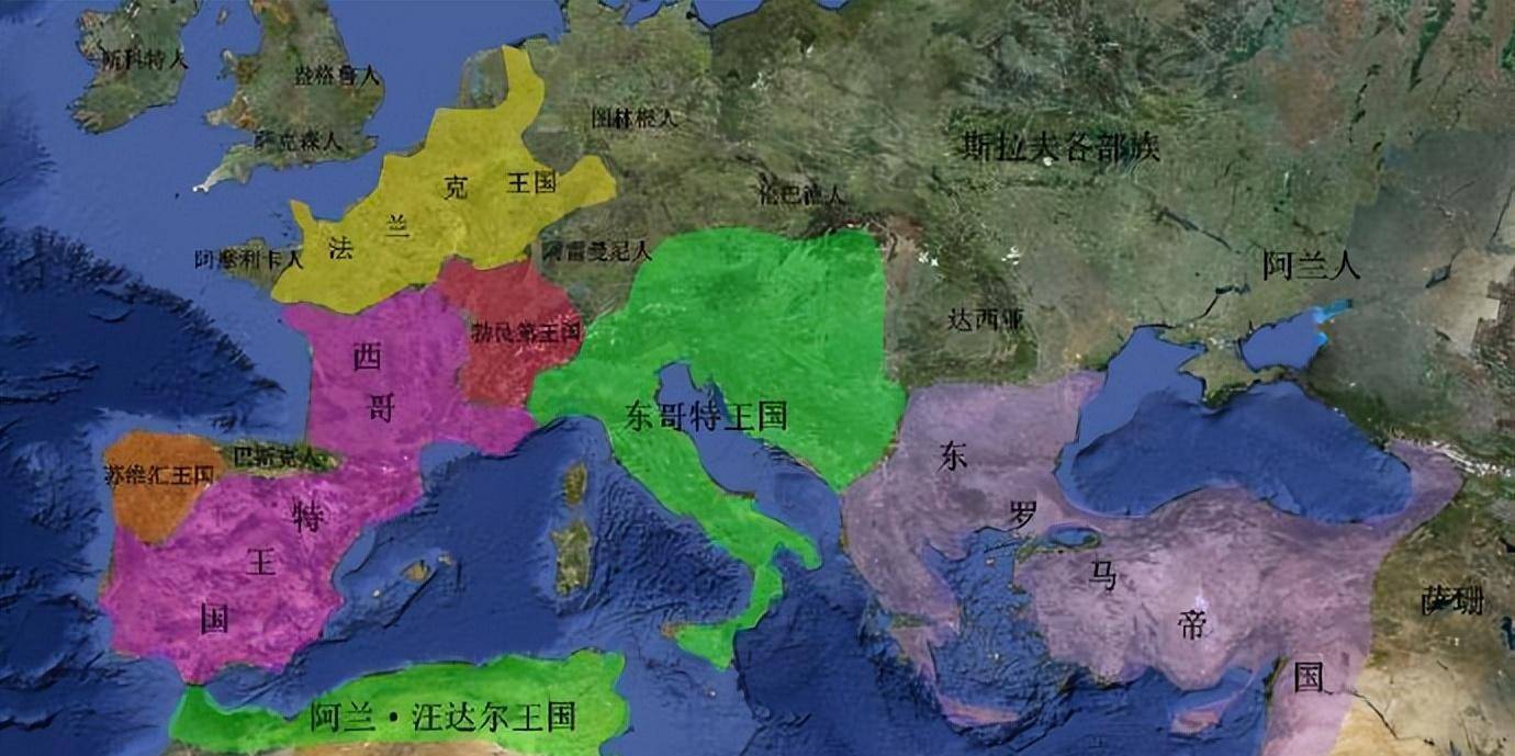 米兰是意北部宗教文化中心,里米尼是东哥特王国与法兰克王国接壤处的