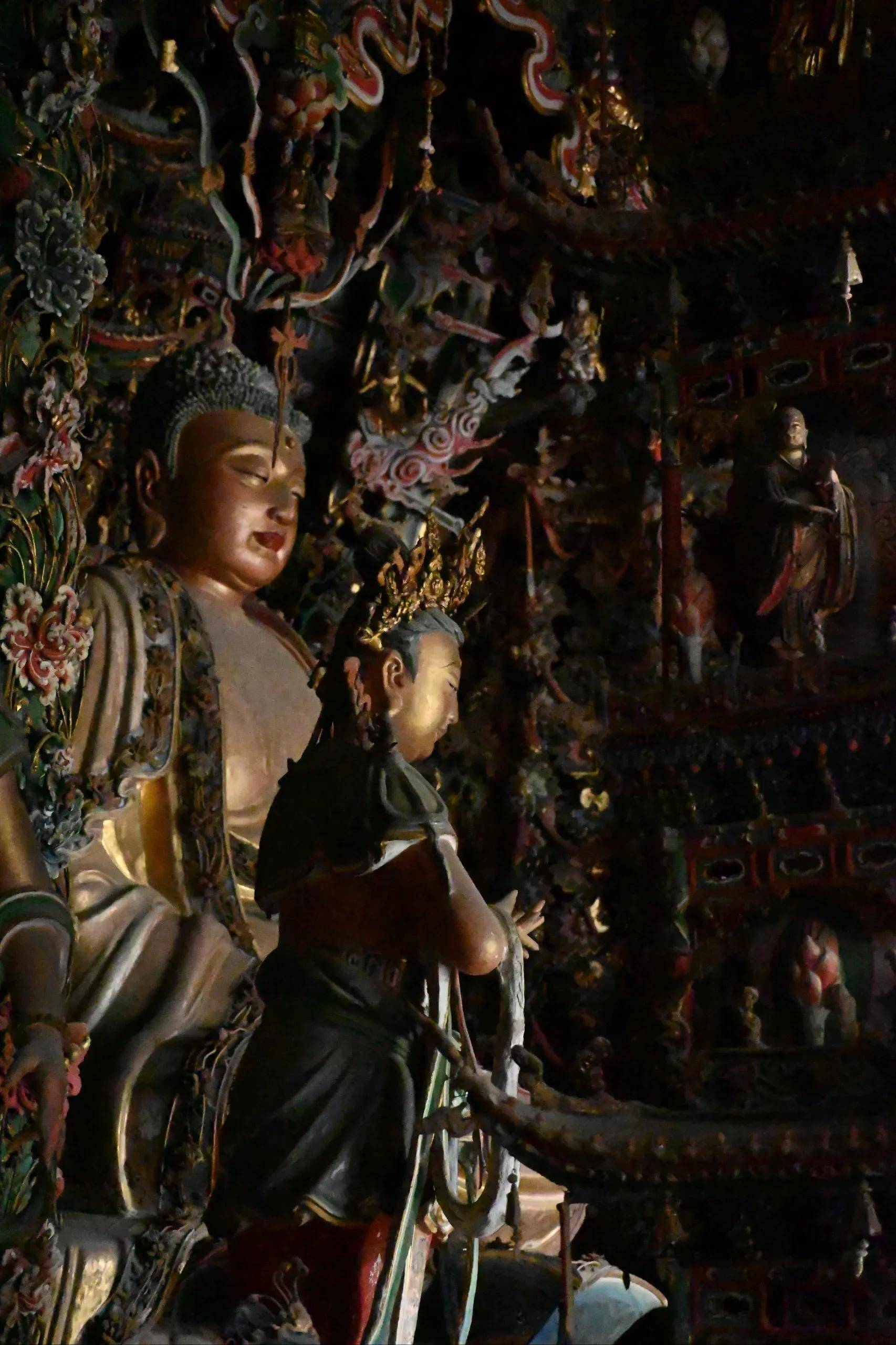 隰县小西天_大雄宝殿_寺院_鼓楼