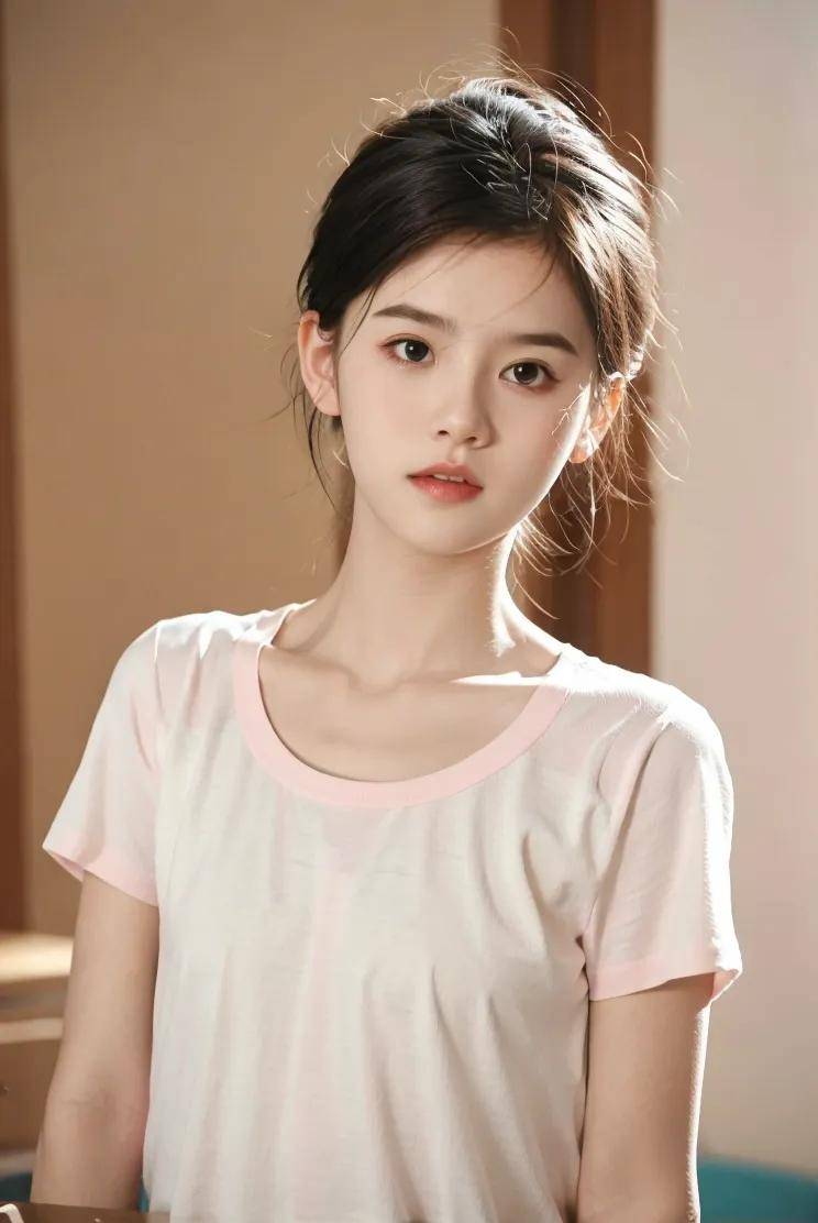 秀美靓丽美女小清新人像摄影艺术照写真_青山绿水_花瓣_的苏