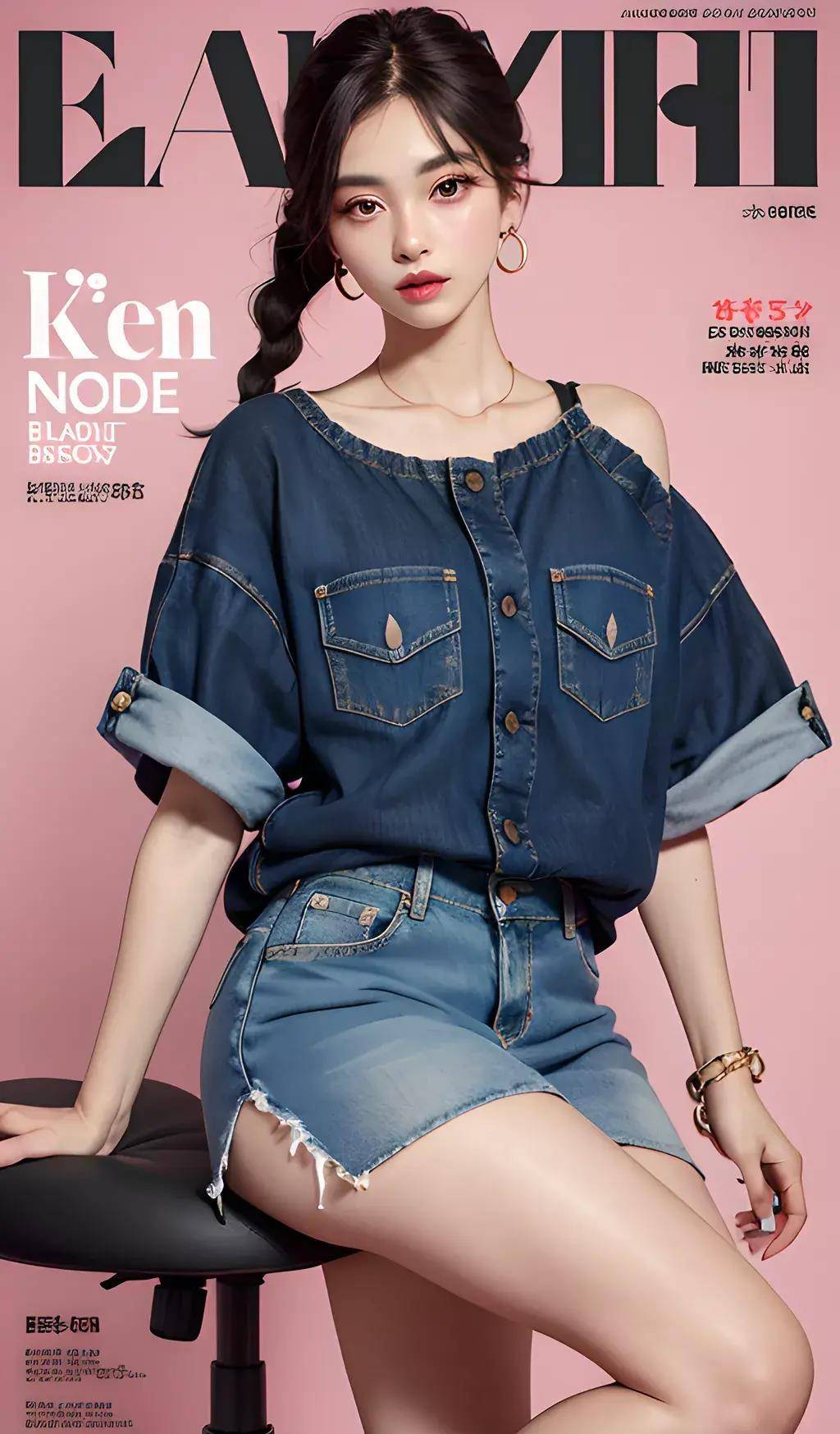 ai女子:女神的封面魅力十足