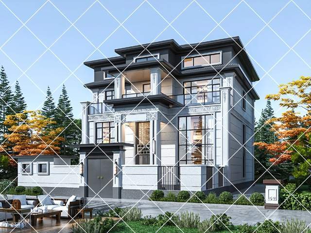 18套带电梯的三层农村别墅,搭配电梯设计,父母上下楼再也不费劲_房子