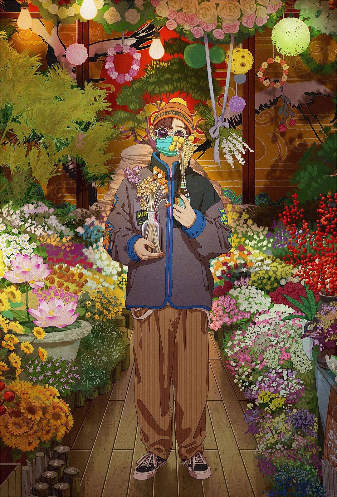 孙无力的66幅插画