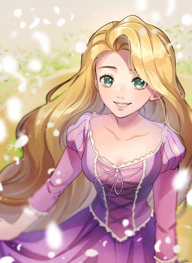 迪士尼公主最美手绘风:艾莎宛如仙女下凡,花木兰帅气又温柔!