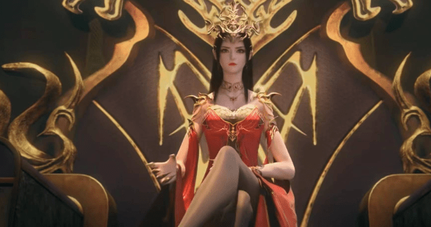 斗破苍穹:美杜莎新形象来袭,造型惊艳,黑丝长腿金冠炫酷无比!