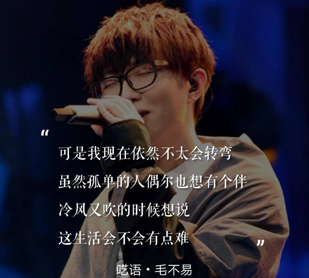 毛不易遗憾淘汰,一曲《呓语》唱出众人心声_生活_比赛_整首歌