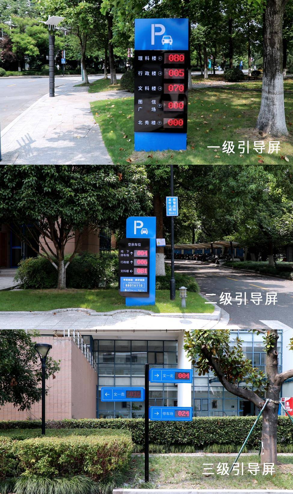 目博智慧停车引导系统——nb地磁 智慧引导屏,破解校园停车难!