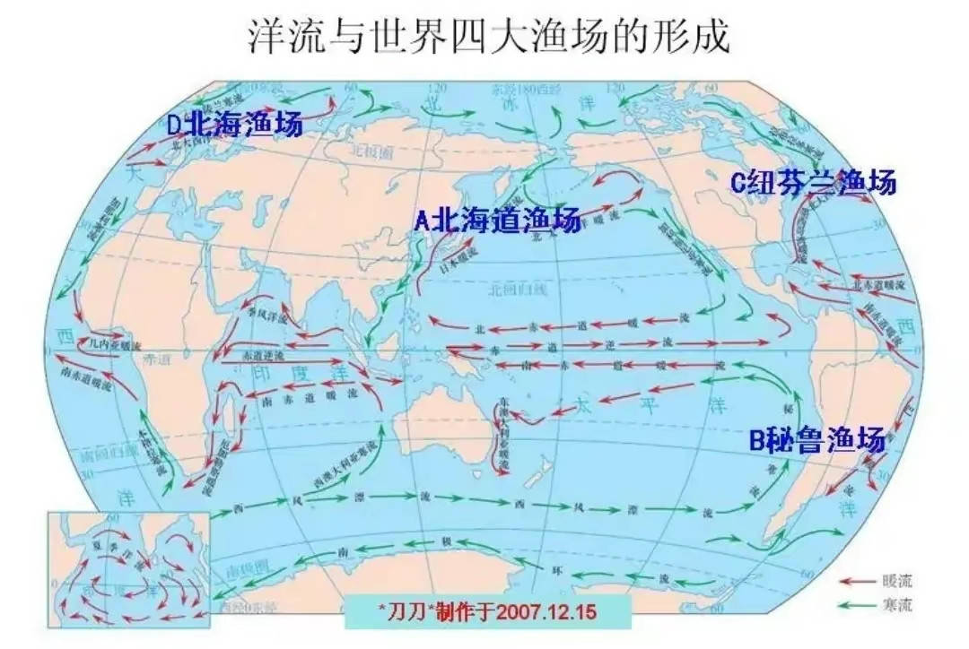 东海洋流分布图图片