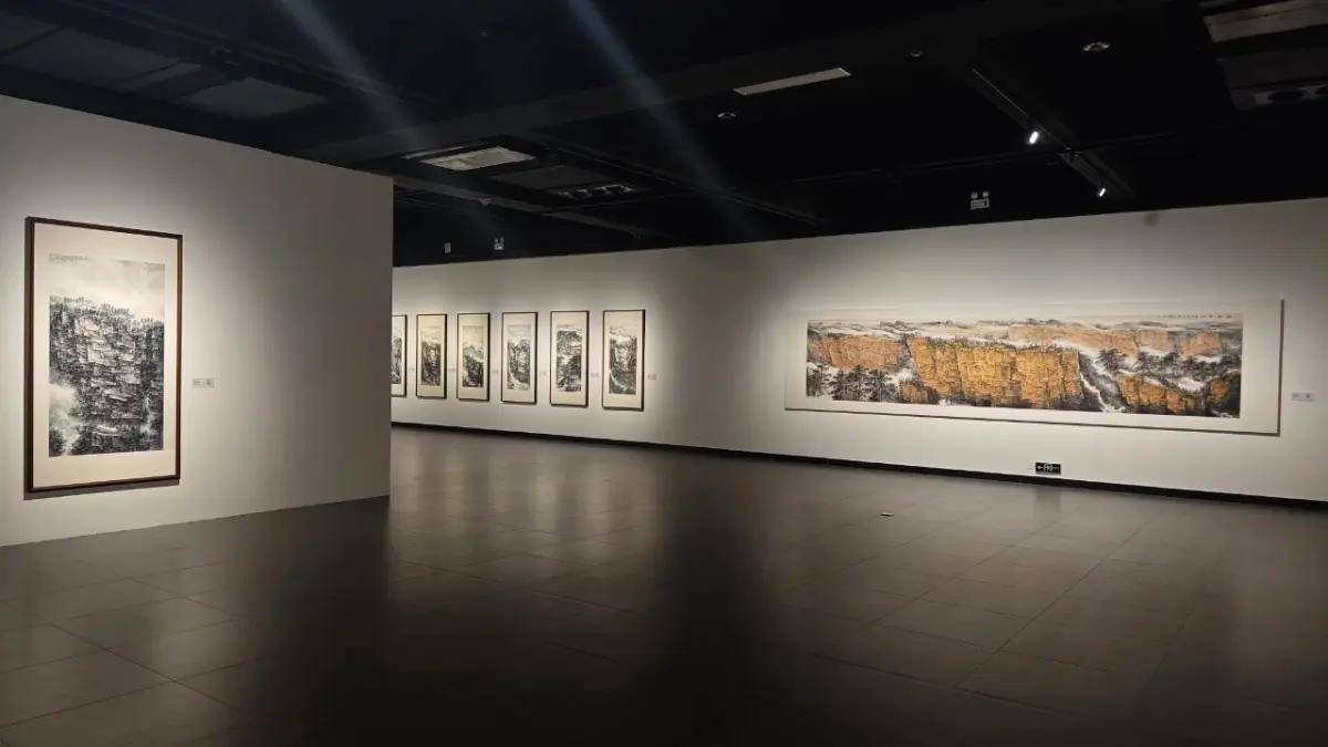 "岁月如歌"——旷小津山水画展在长沙美术馆开展_湖南省_国山_审美