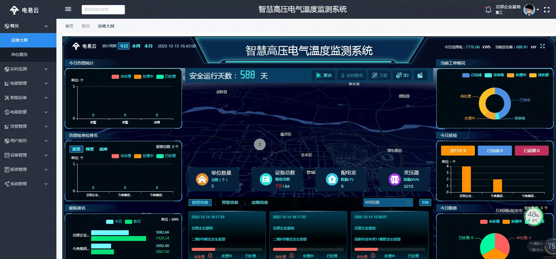 高压配电柜电力安全监控解决方案_监测_探测器_系统