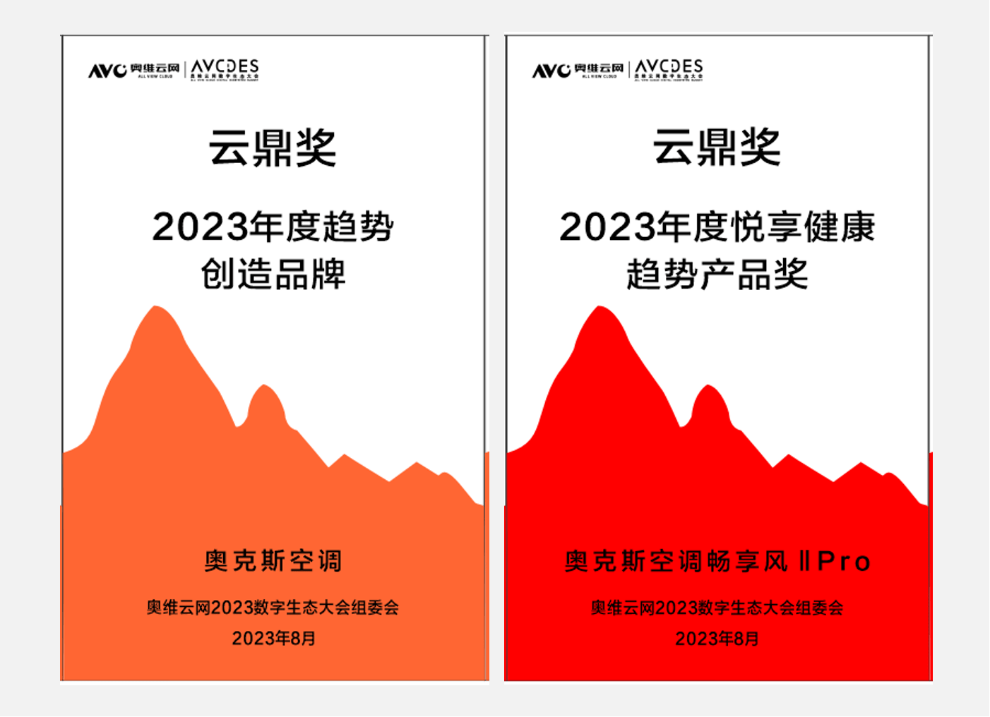 舒适健康引领新风尚 奥克斯空调收获多项行业大奖-家电圈官网