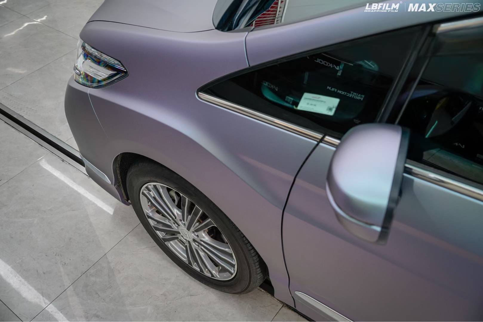 本田奥德赛lb改色膜卡普里灰紫,充满艺术气息_搜狐汽车_搜狐网