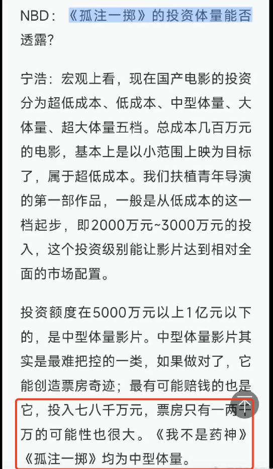 战狼2成本图片