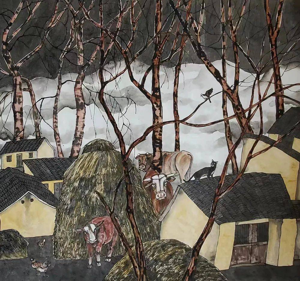 高岩|水墨之境-2023年度中国当代书画名家作品鉴赏_高原_陕西省_美术