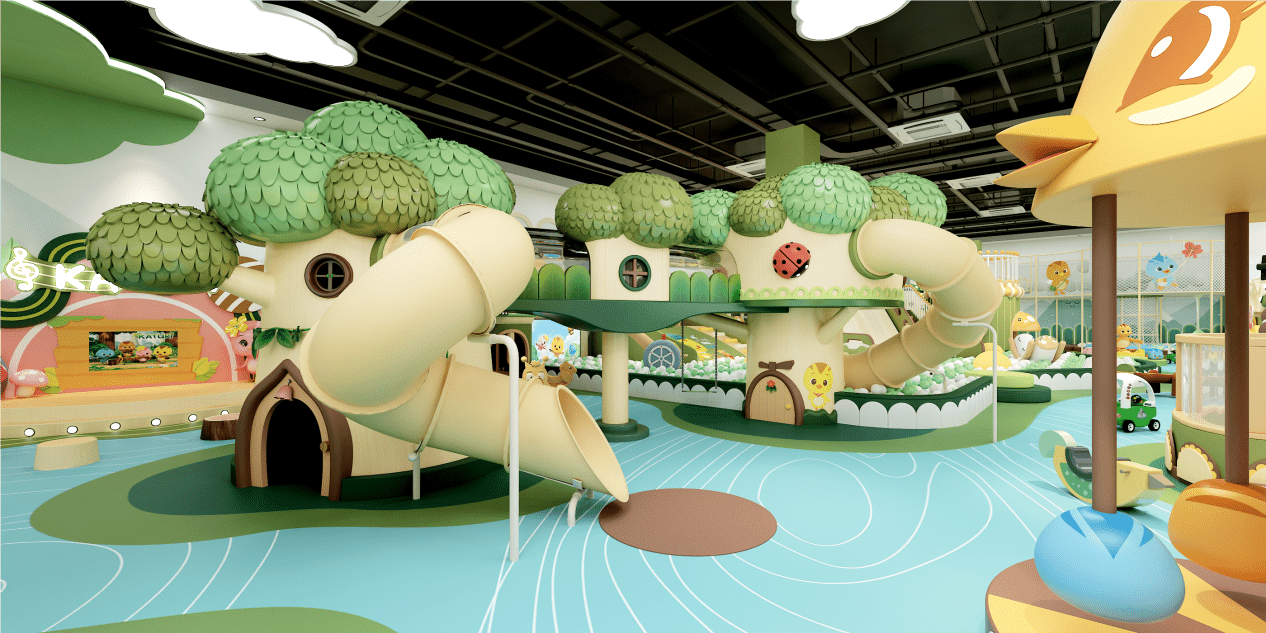 我们了解到,相比市面传统的儿童游乐场所,萌鸡小队探索乐园打破了大众