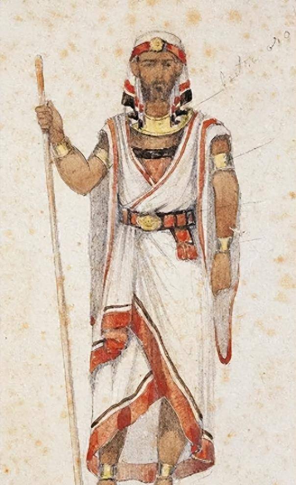 古埃及服饰缠腰布图片