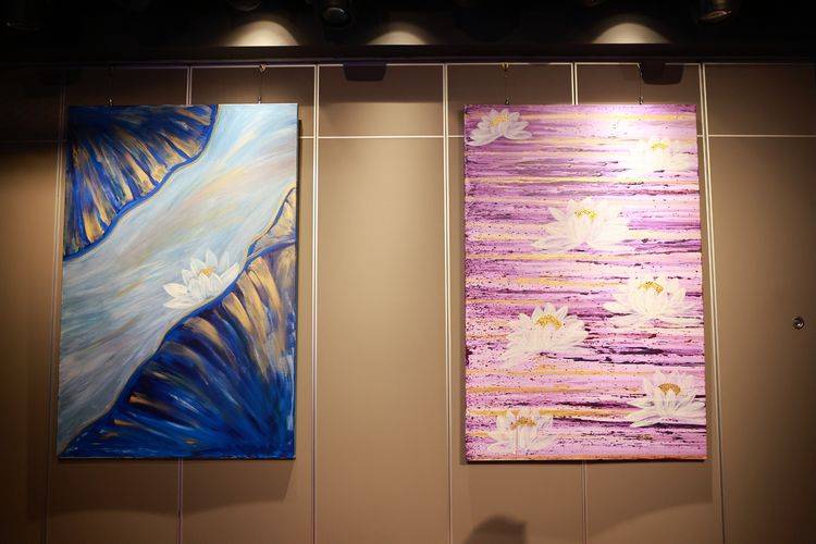国际知名画家晨嫣曌诗词画展百余国内外各界名流隆重出席_中国科学院