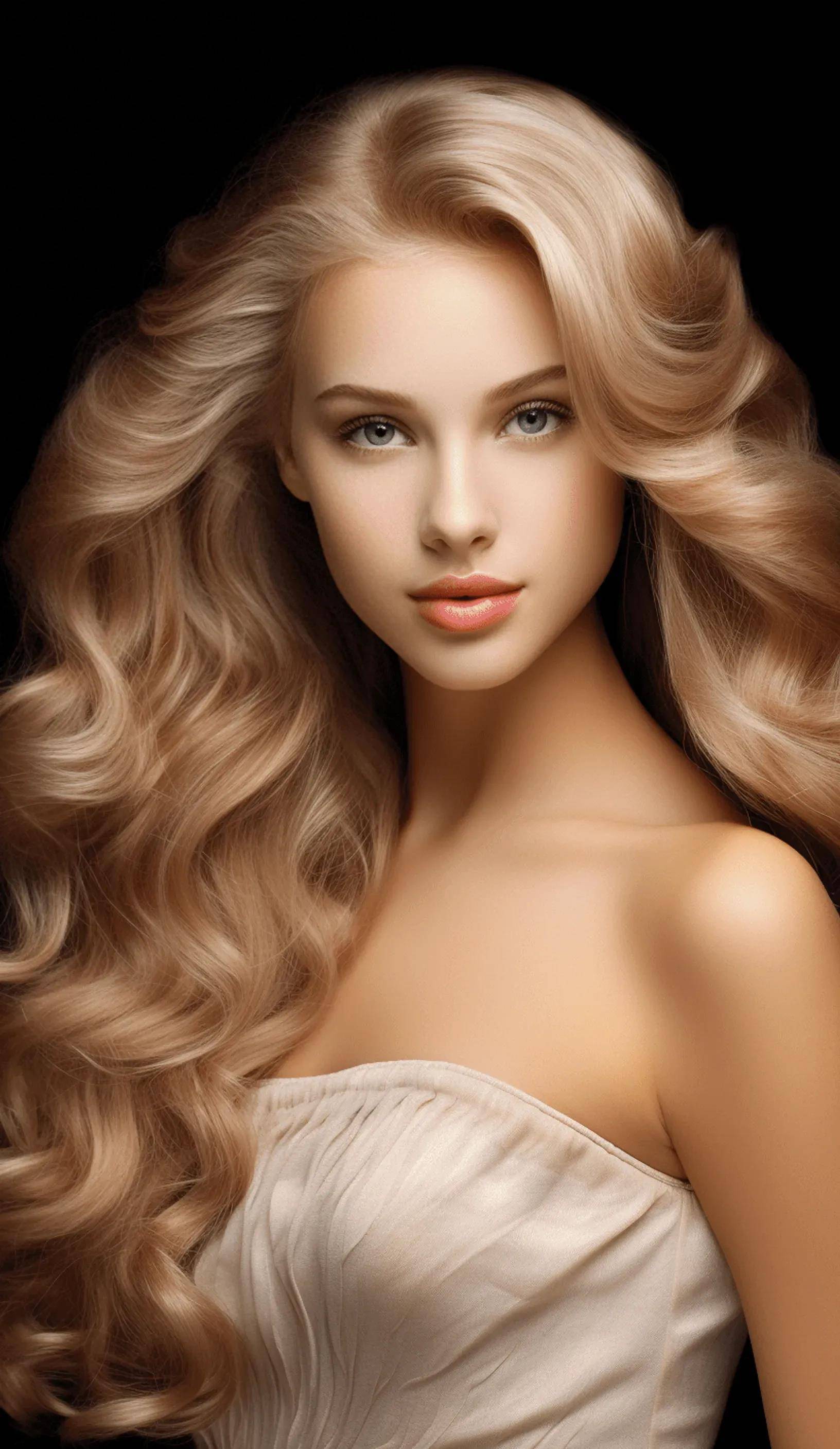 金色天鹅绒头发,金发美女的绝色魅力令人无法抗拒!