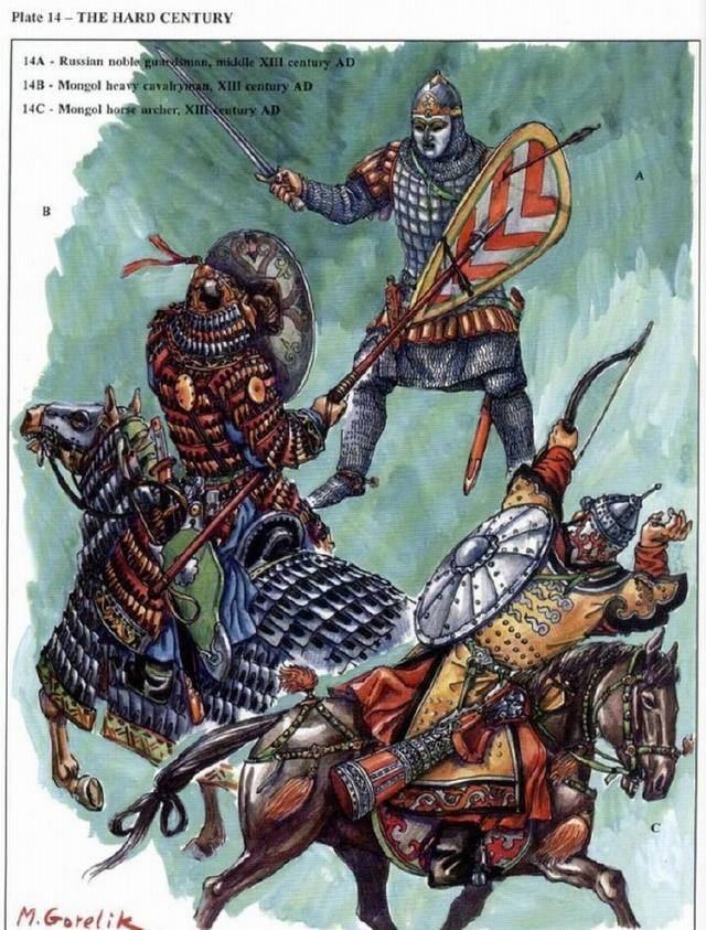 十字与弯刀:浅谈迦勒迦河之战中的蒙古与罗斯联军_军队_王公_钦察