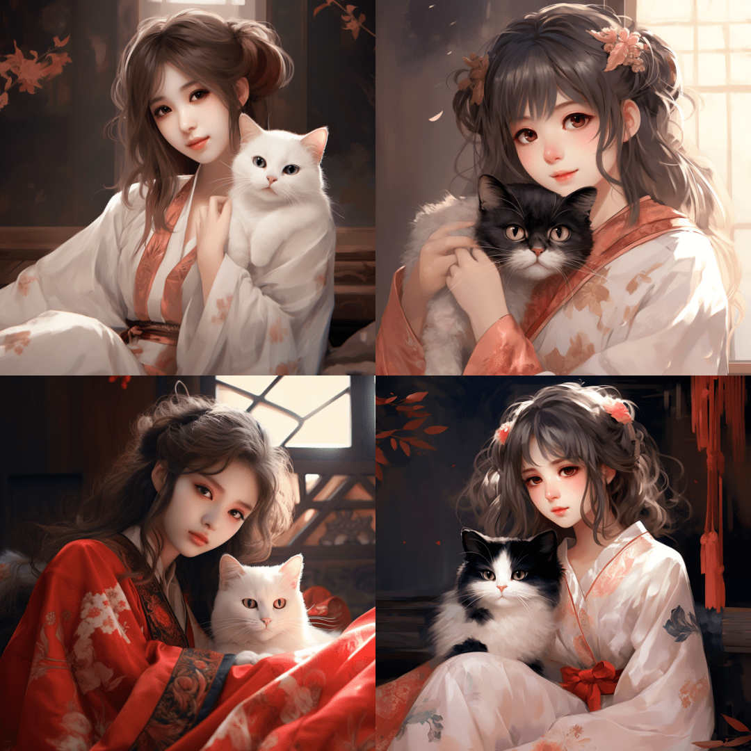 关键词输入:少女,汉服