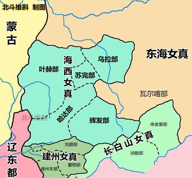 努尔哈赤统一女真,明朝出兵阻止却全军覆没,东北战局已经逆转_叶赫