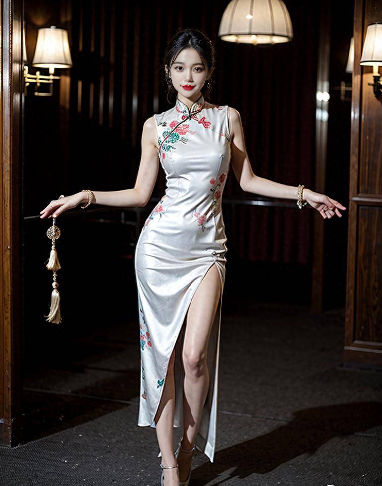 ai旗袍美女更喜欢传统美学而不是辛辣的图像!_林梅_韩风_上海