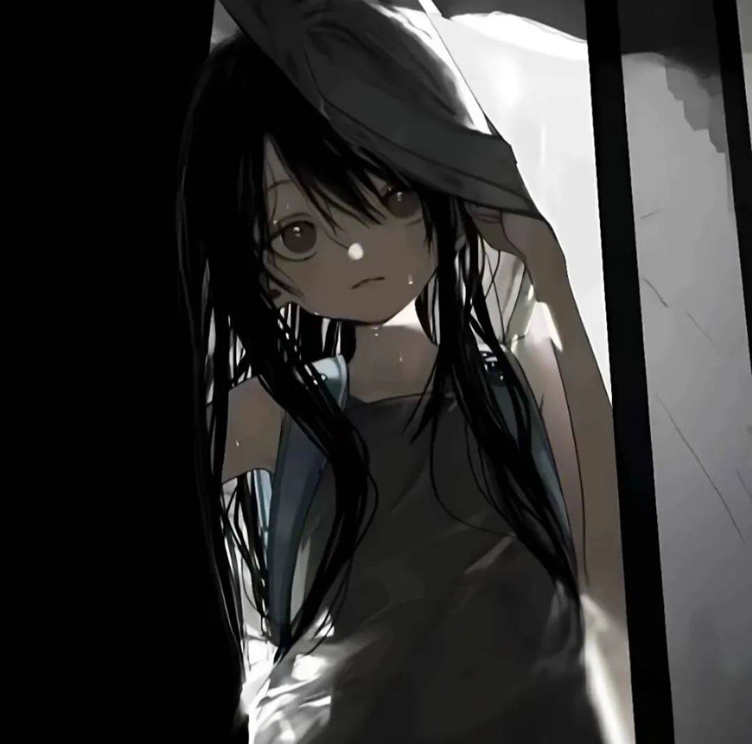 模糊风动漫女头像_侵权_网络_图片