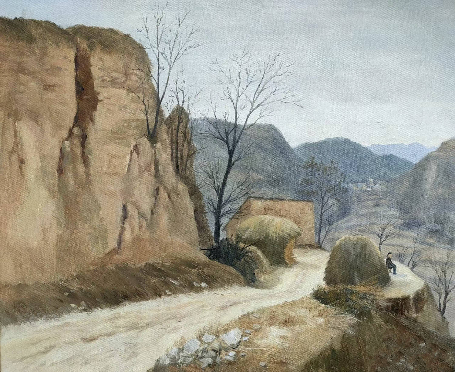 画家巩小贞:这些都是黄土高塬上最平凡不过的景象,简单而纯粹