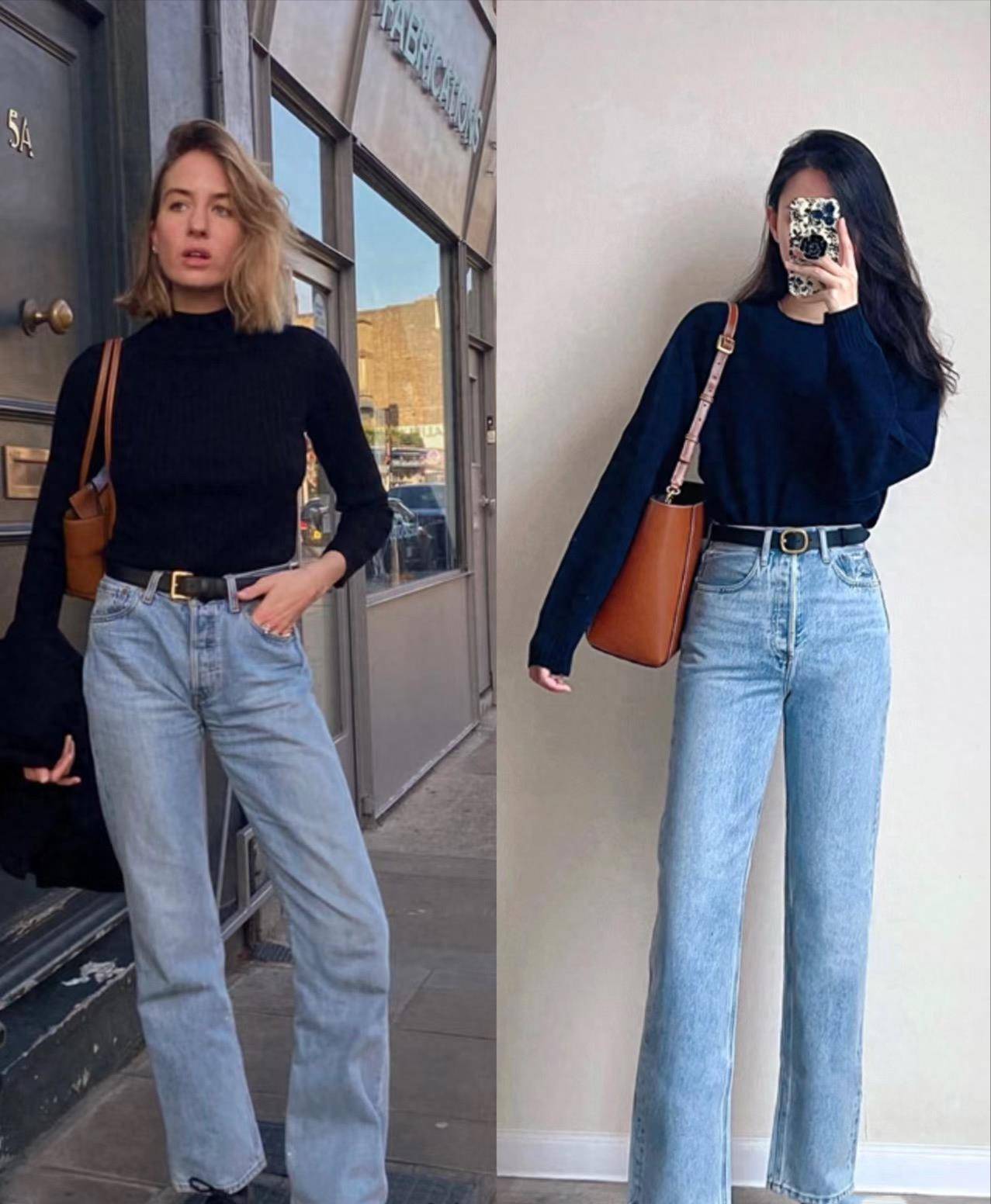 牛仔裤 乐福鞋,秋后的"王者组合",复古又时尚!_休闲_风格_材质