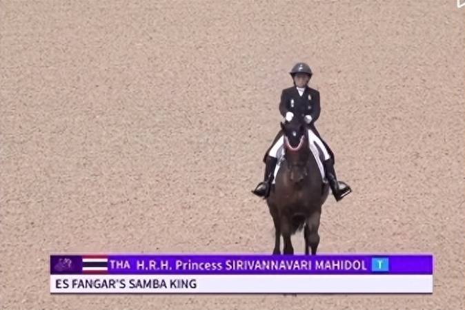 泰国神兽公主在杭州亲自参加马术比赛！骑着马太帅，真给泰王长脸