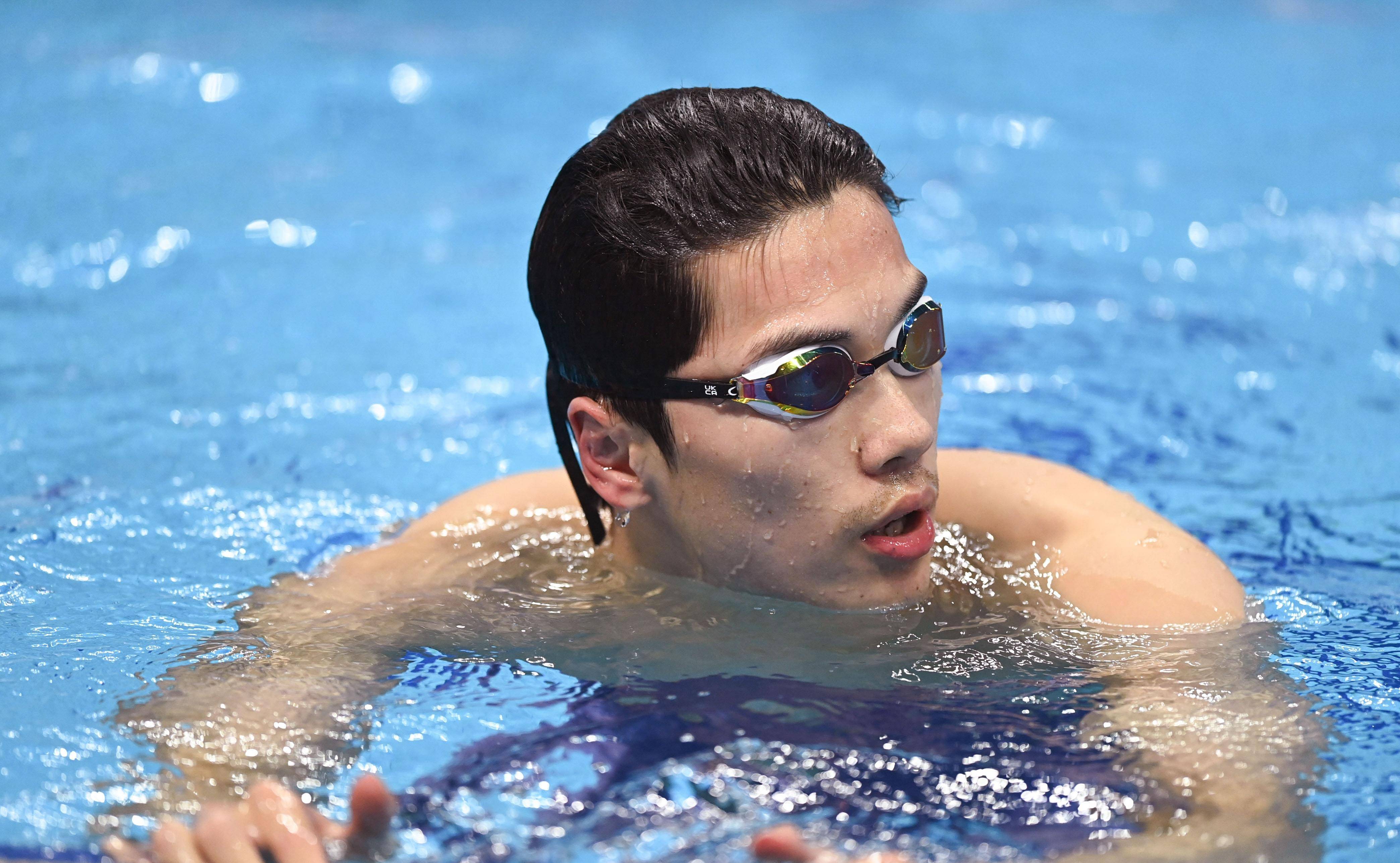 (杭州亚运会)游泳-男子400米个人混合泳决赛赛况(4)_汪顺_新华社_夏