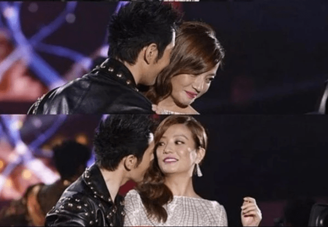 黄晓明的表现也不算好,不仅在访谈节目里表白女子,称她是自己的理想型