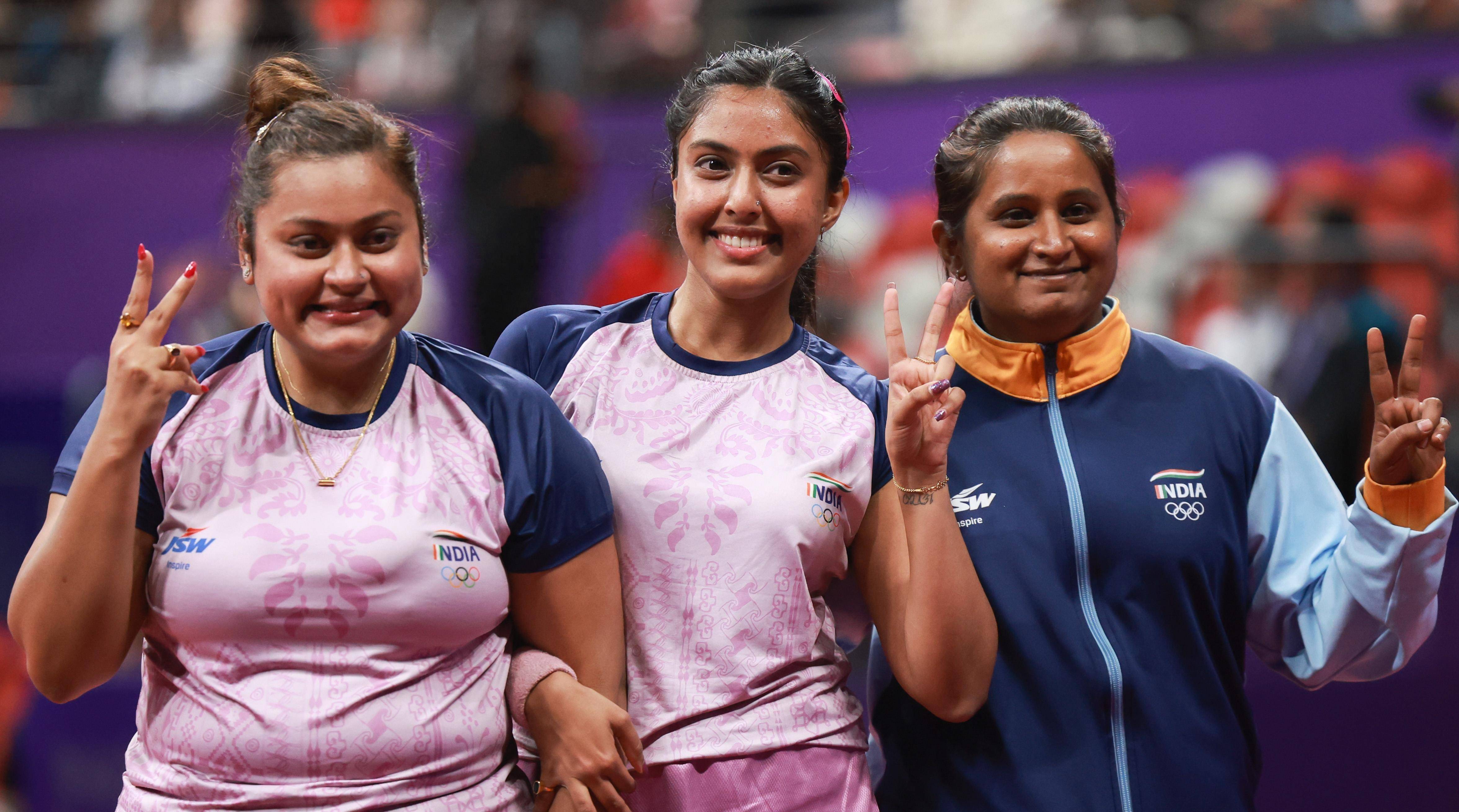 追光- 印度女双的制胜法宝就贴在她们的球拍上_乒乓球_比赛_胶皮