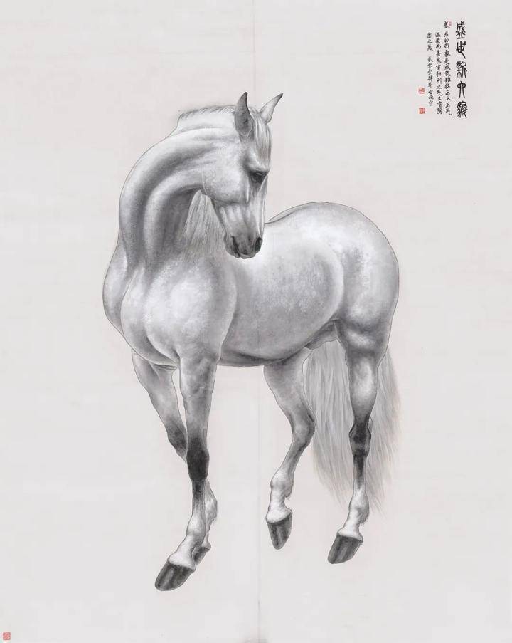 大画家雷晓宁盛世新六骏作品欣赏