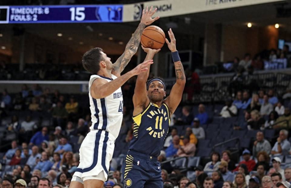 灰熊加时险胜步行者 罗斯首秀半场13分哈利伯顿缺阵  第9张